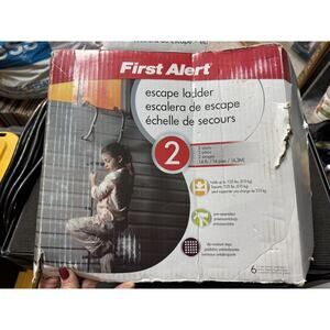 First Alert 14 ft Two Story Emergency Escape Ladder - Open Box, Damaged